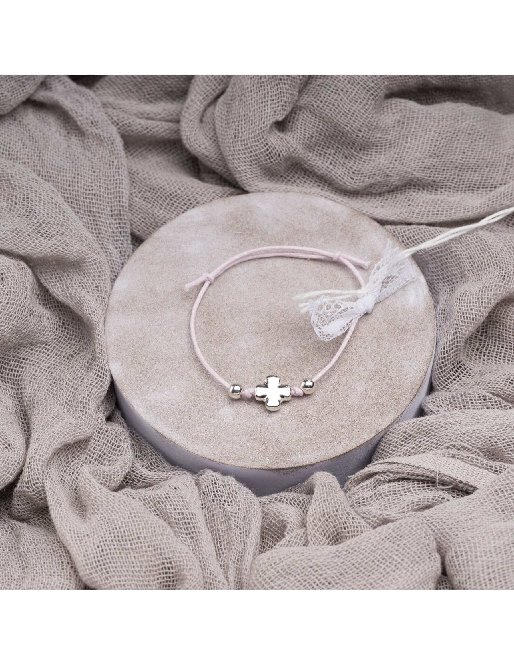 Μαρτυρικά Βάπτισης Βραχιόλι - Ροζ | ΜΚ 240510