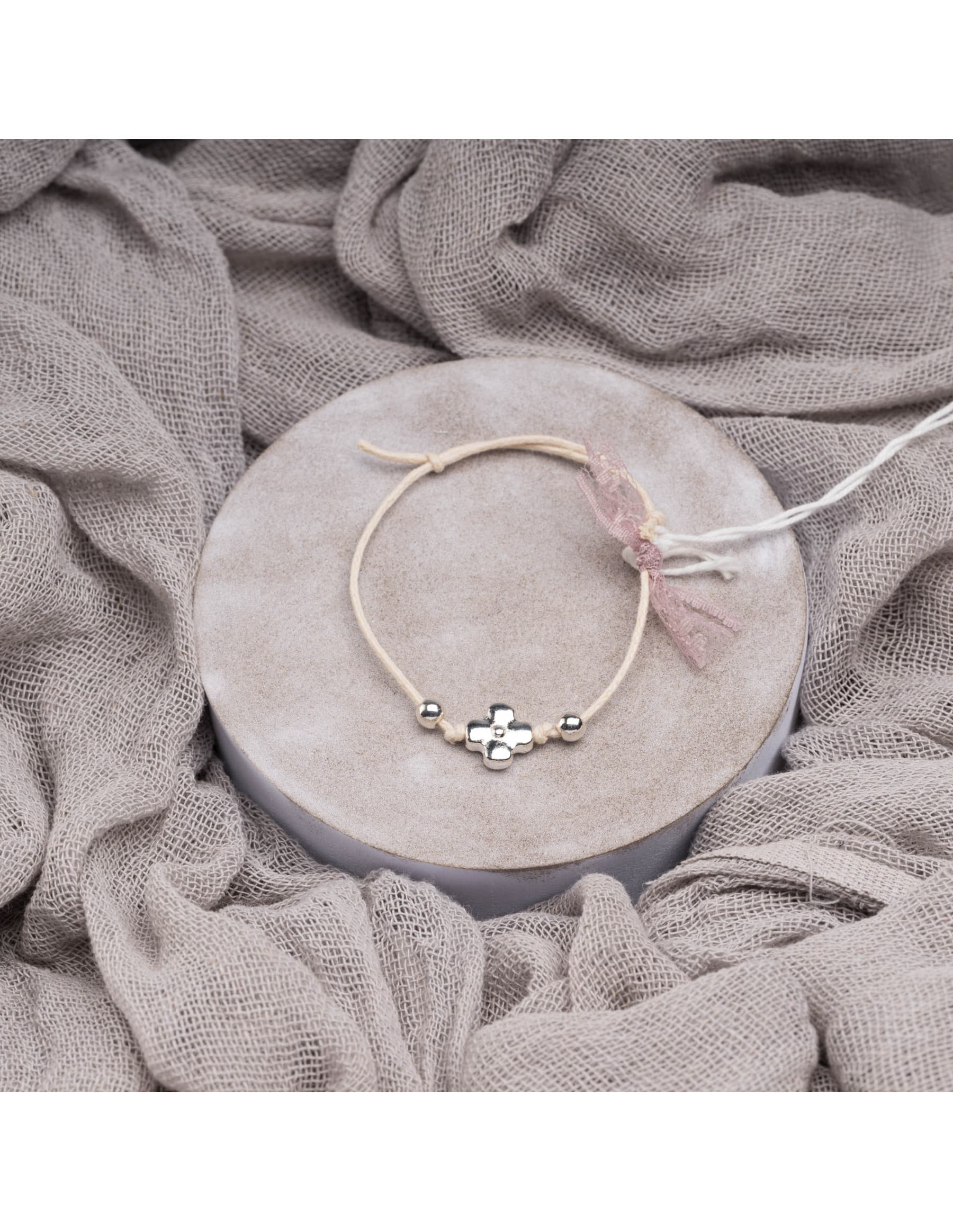 Μαρτυρικά Βάπτισης Βραχιόλι - Ροζ | ΜΚ 240810
