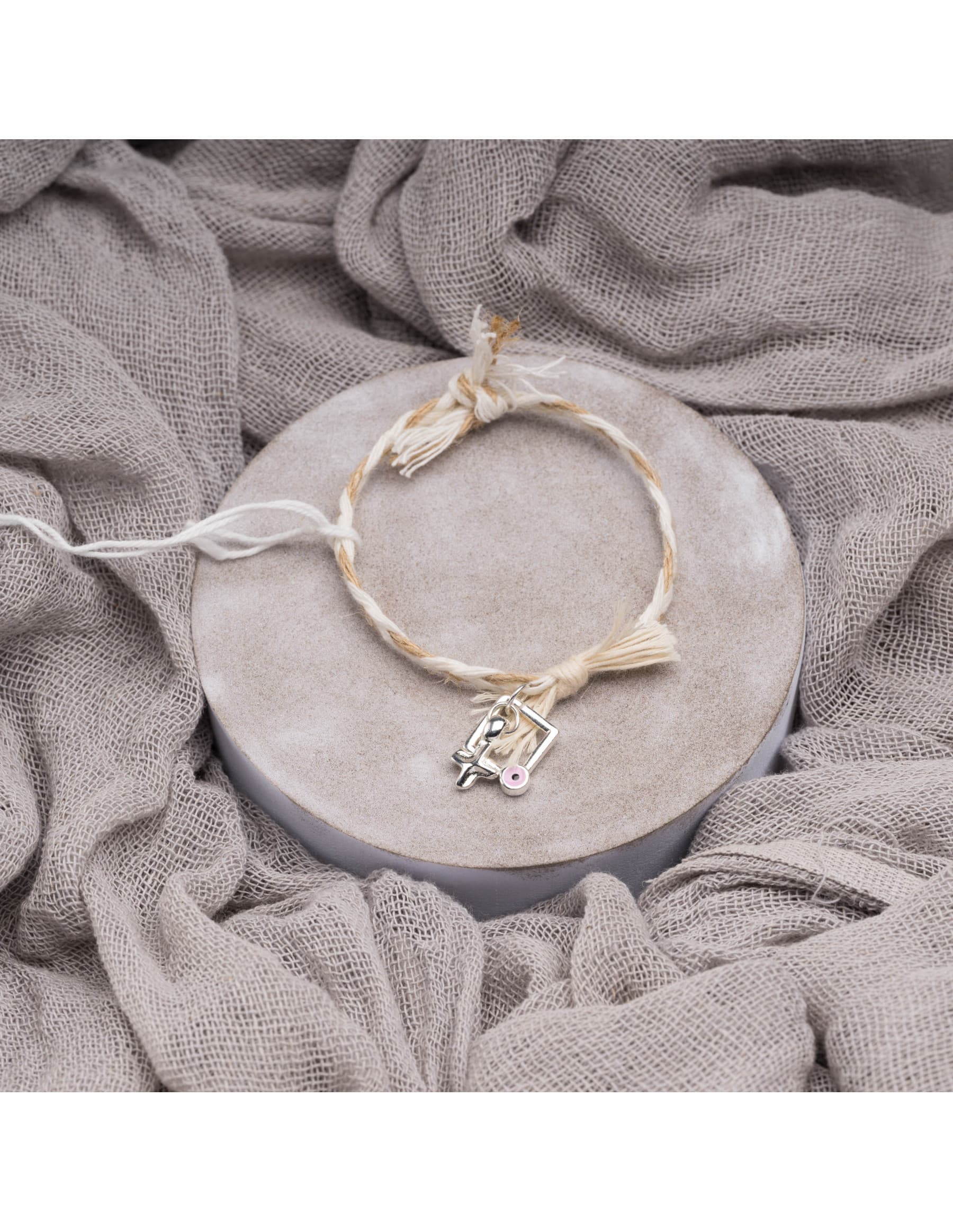 Μαρτυρικά Βάπτισης Βραχιόλι - Εκρού | ΜΚ 241922