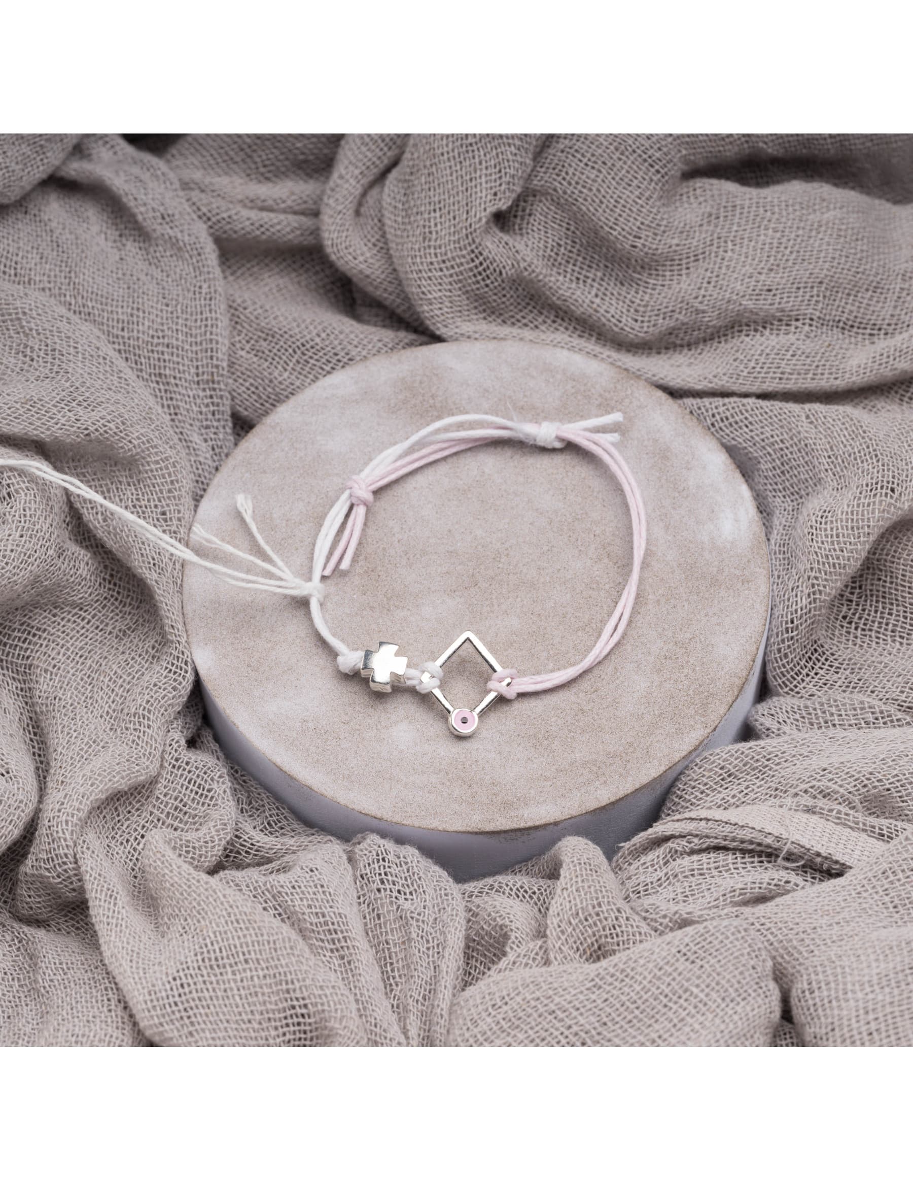 Μαρτυρικά Βάπτισης Βραχιόλι - Ροζ | ΜΚ 242020