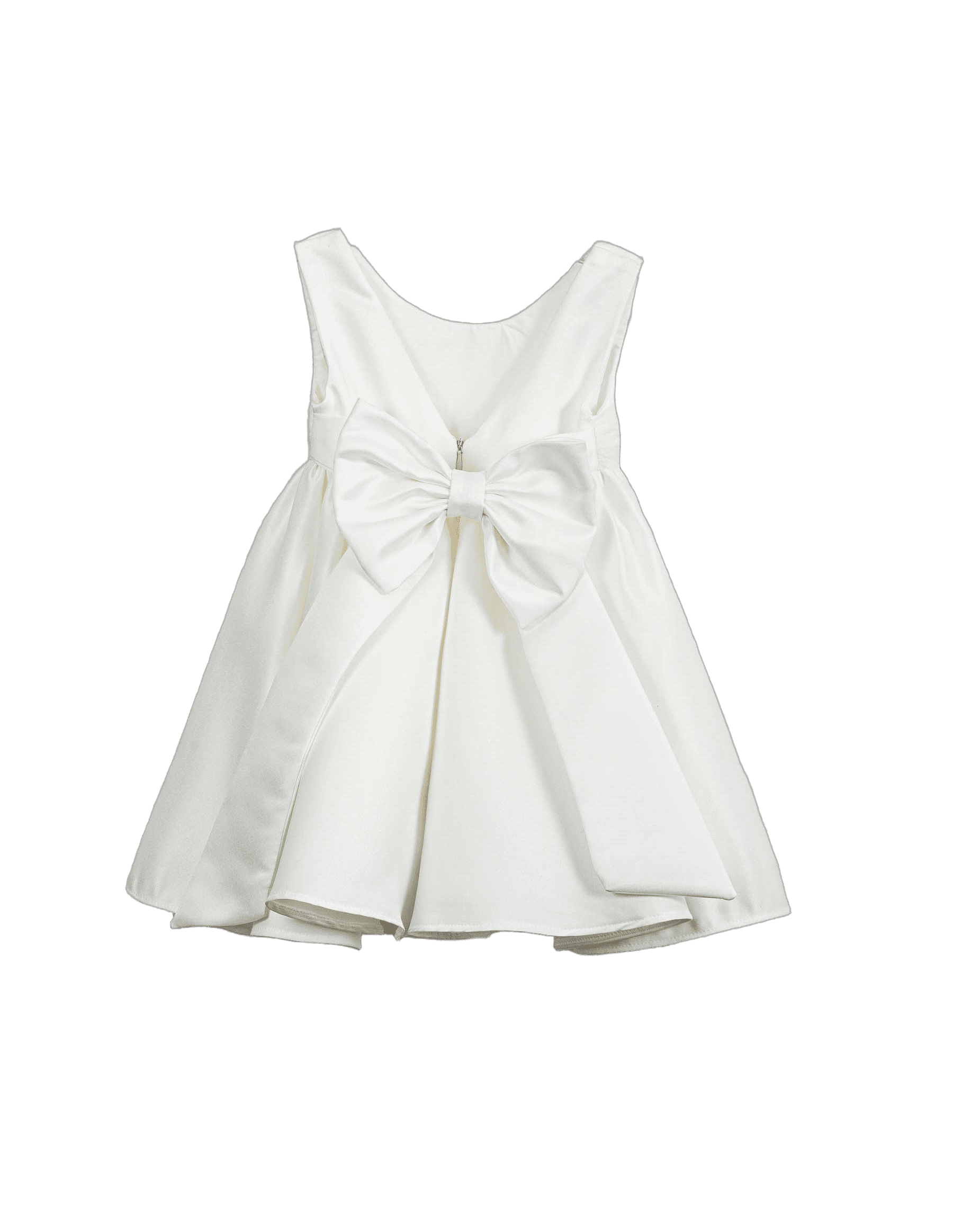 Βαπτιστικό Φόρεμα Σατέν - Λευκό - 2