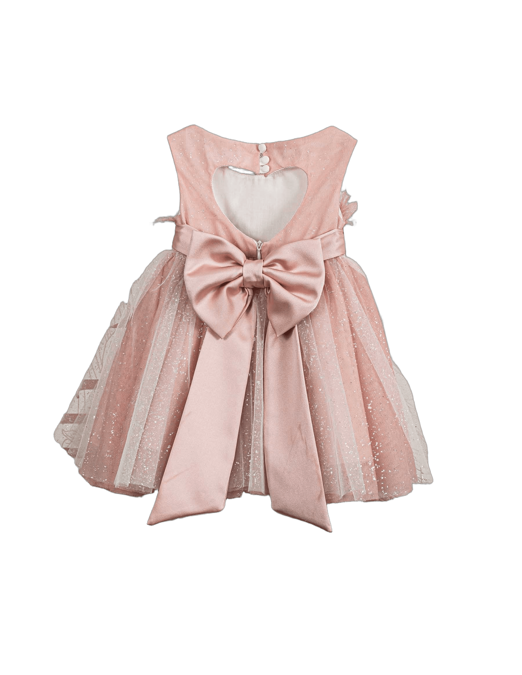Βαπτιστικό Φόρεμα Πούπουλα Glitter - Ροζ | 2612060 - 2