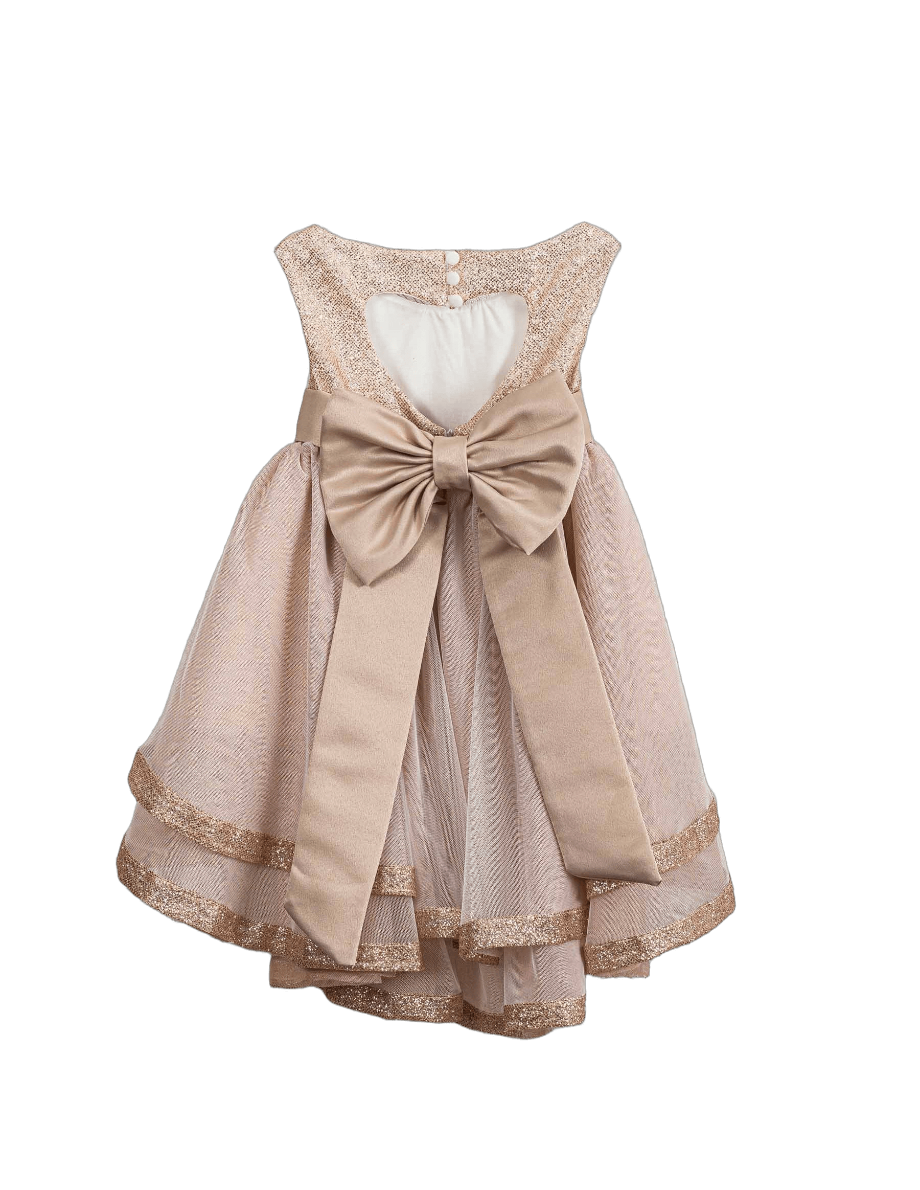 Βαπτιστικό Φόρεμα Glitter Τούλι - 2