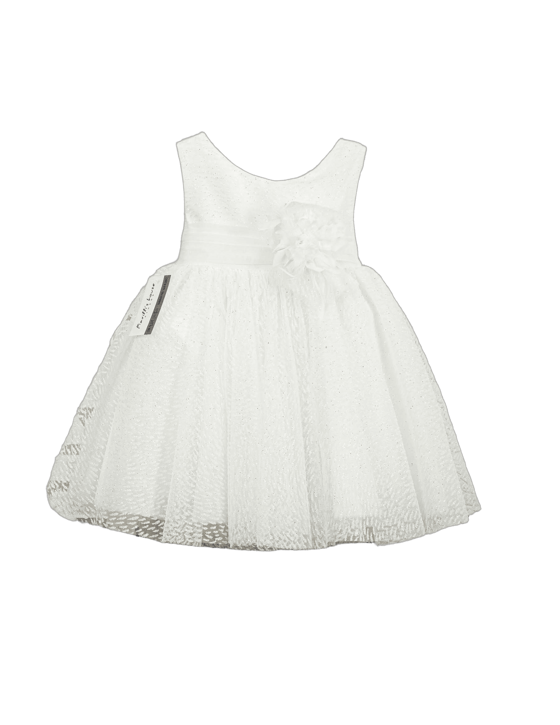 Βαπτιστικό Φόρεμα Τούλι - Λευκό