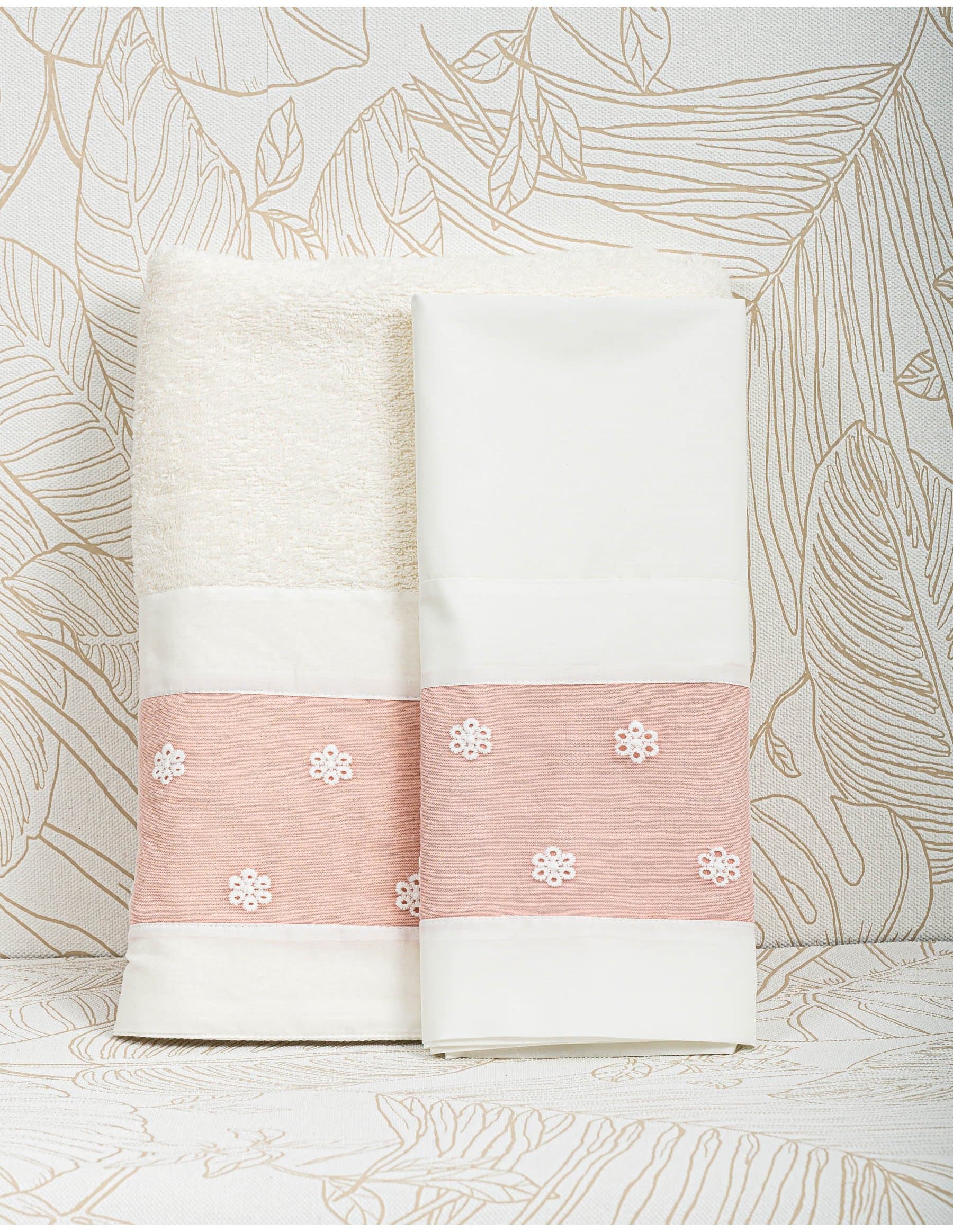 Λαδόπανο Βάπτισης Κορίτσι Κέντημα - Λευκό | LK15