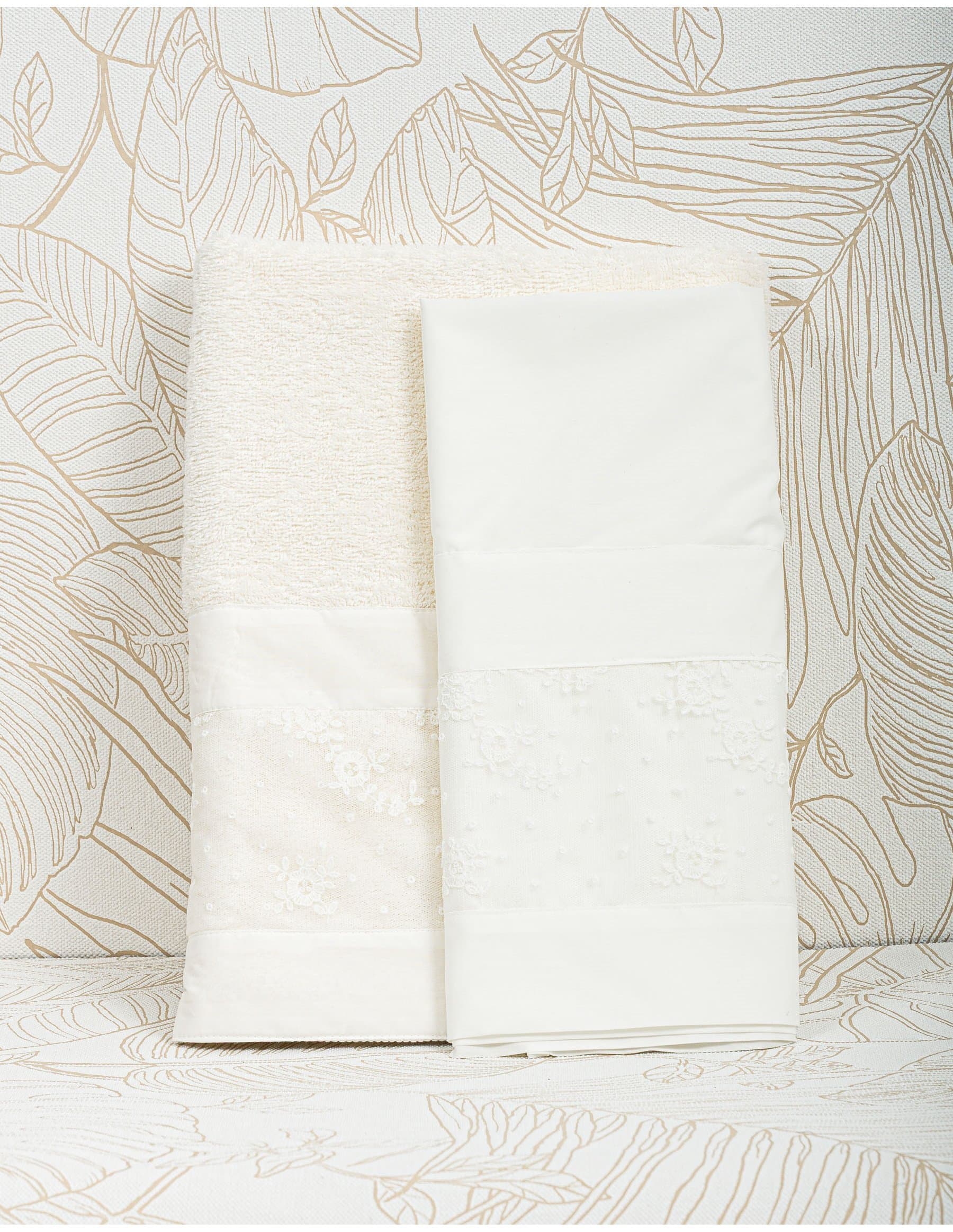 Λαδόπανο Βάπτισης Κορίτσι Δαντέλα - Λευκό | LK17