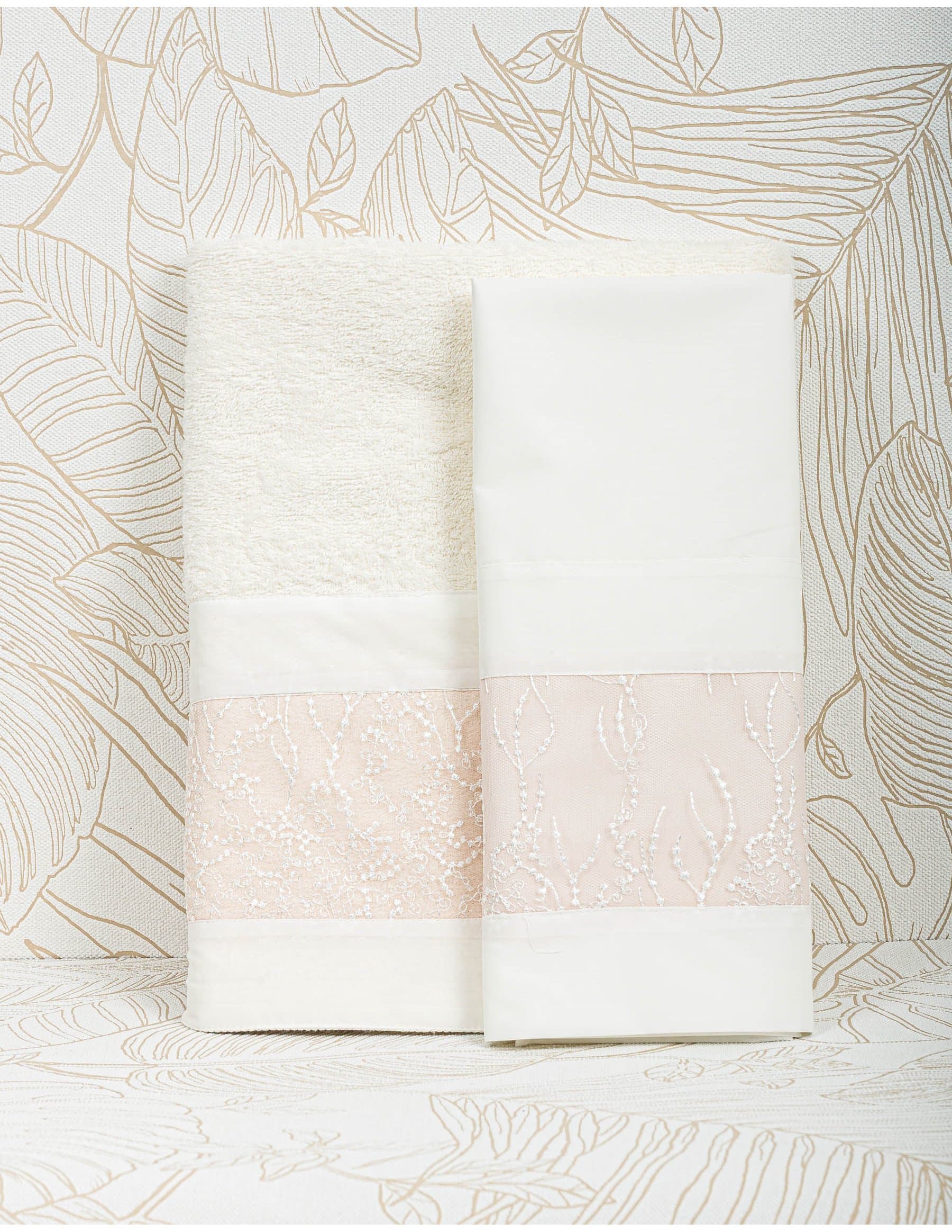 Λαδόπανο Βάπτισης Κορίτσι Κέντημα - Λευκό | LK24