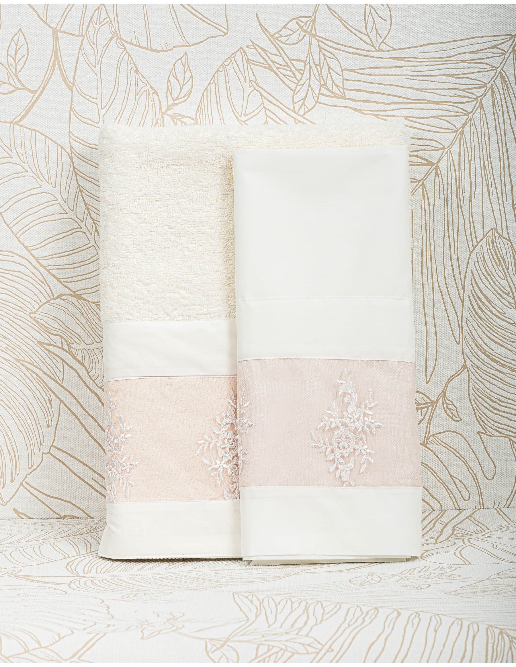 Λαδόπανο Βάπτισης Κορίτσι Κέντημα - Λευκό | LK27