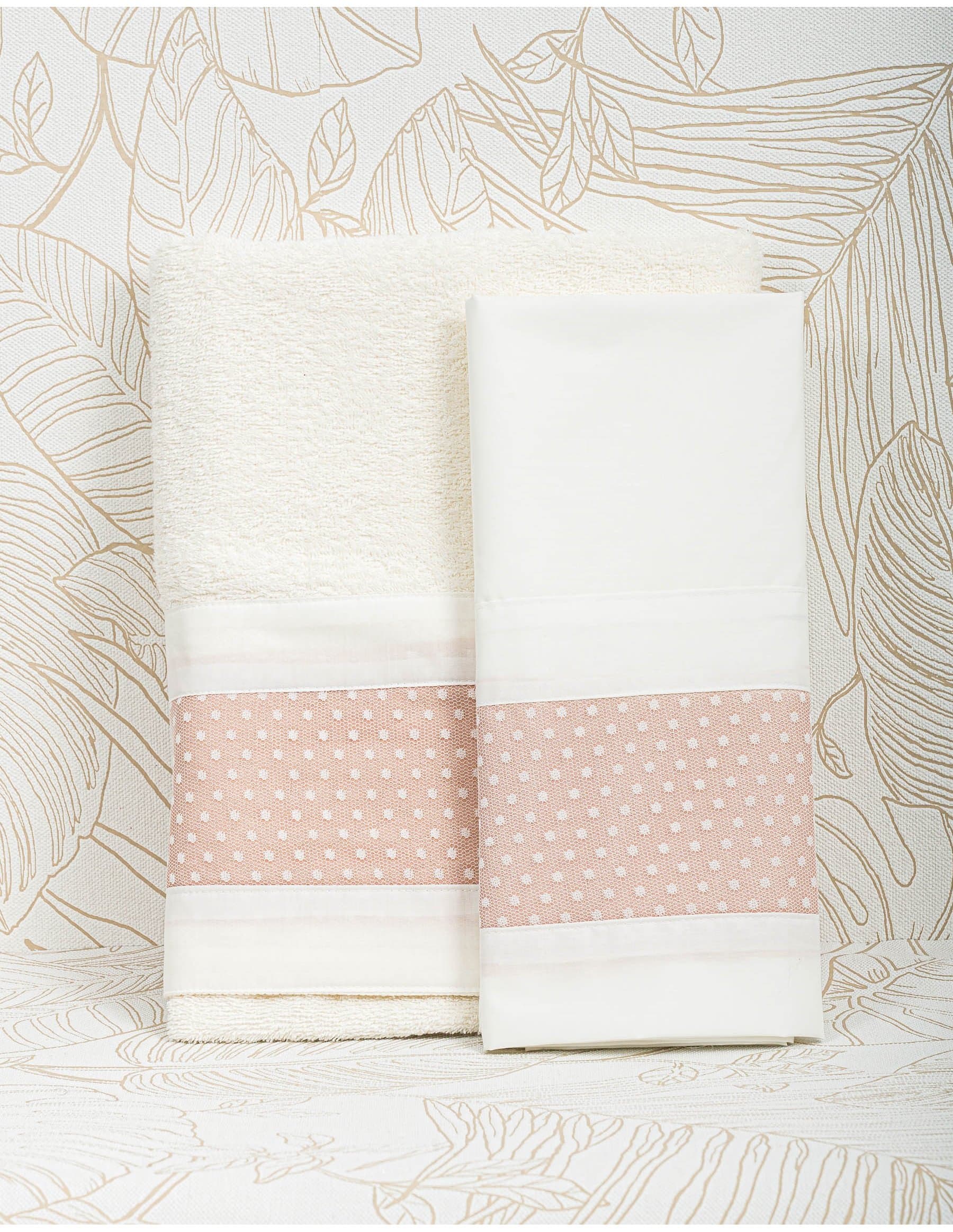 Λαδόπανο Βάπτισης Κορίτσι Κέντημα - Λευκό | LK48