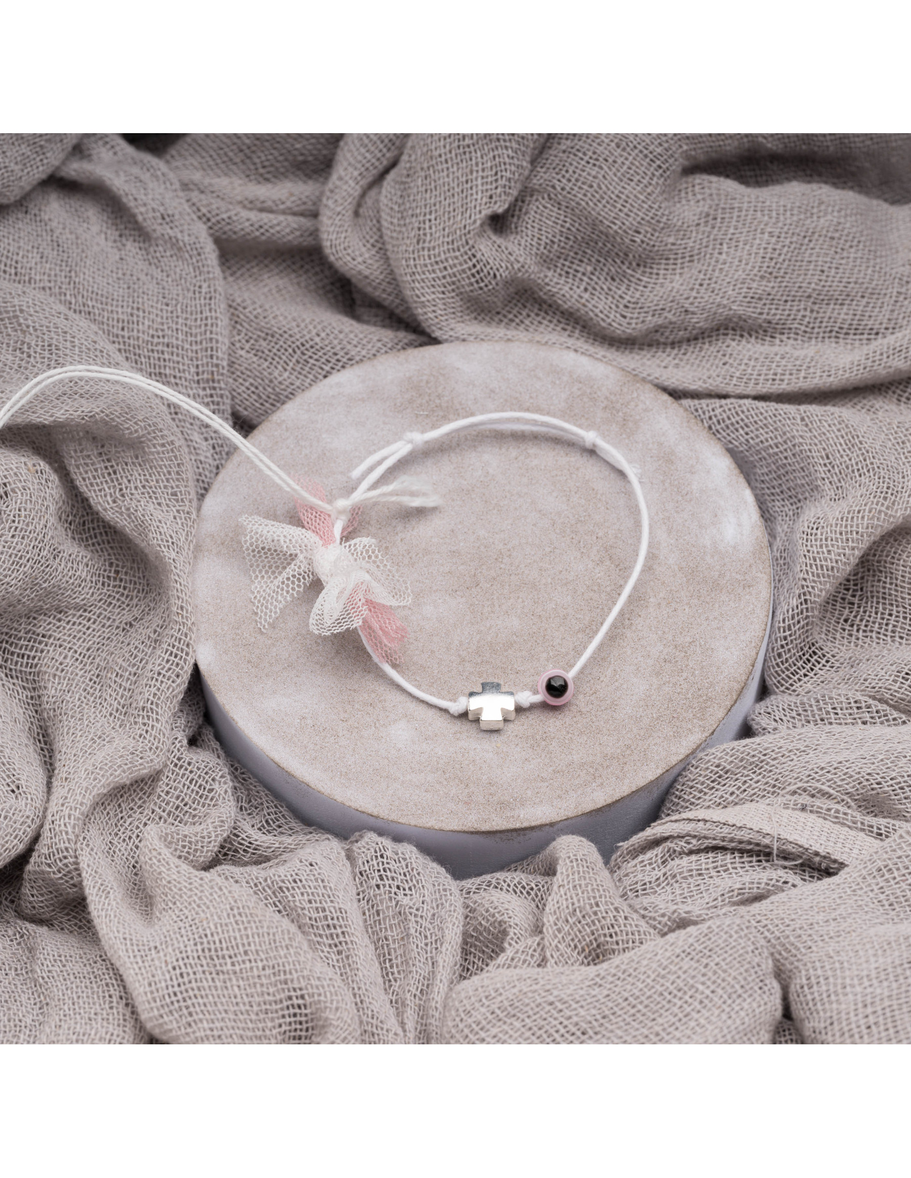 Μαρτυρικά Βάπτισης Βραχιόλι - Λευκό | ΜΚ 240310