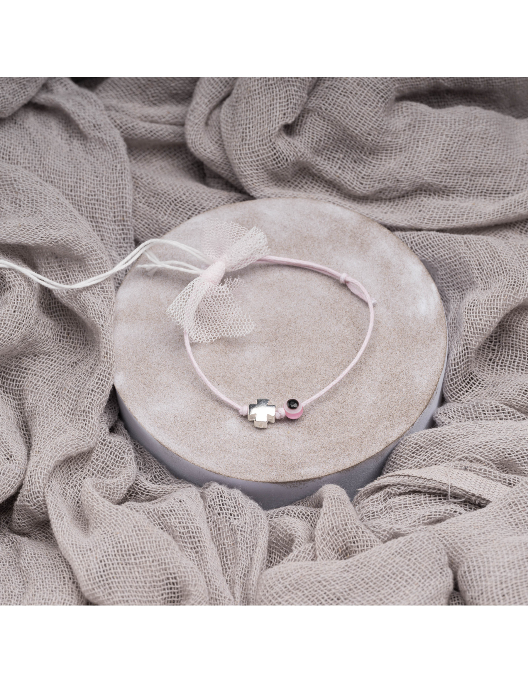 Μαρτυρικά Βάπτισης Βραχιόλι - Ροζ | ΜΚ 240410