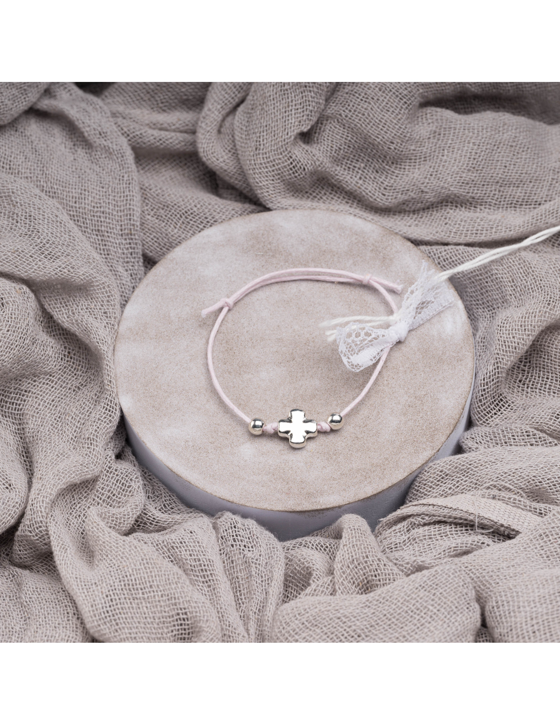 Μαρτυρικά Βάπτισης Βραχιόλι - Ροζ | ΜΚ 240510