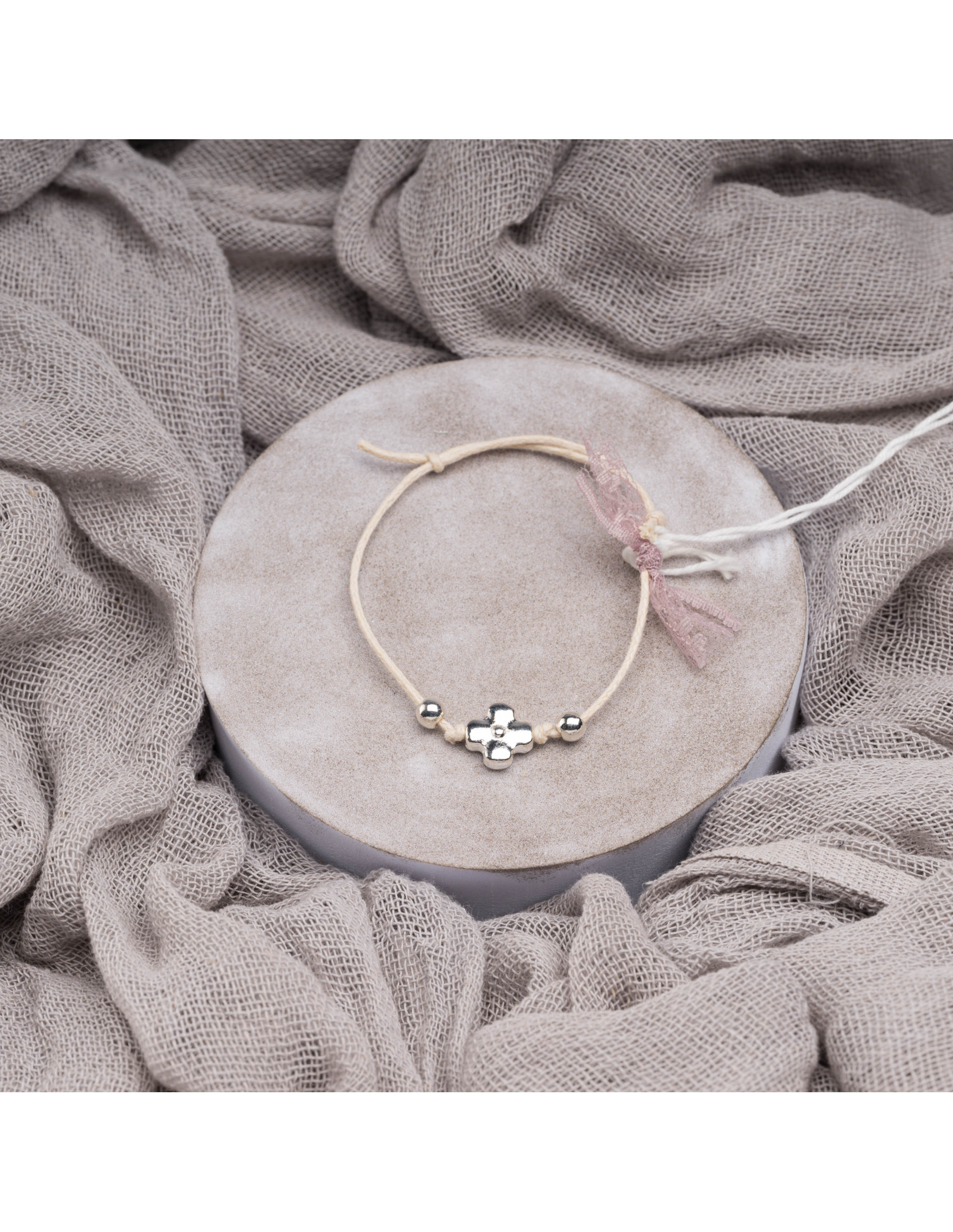 Μαρτυρικά Βάπτισης Βραχιόλι - Ροζ | ΜΚ 240810