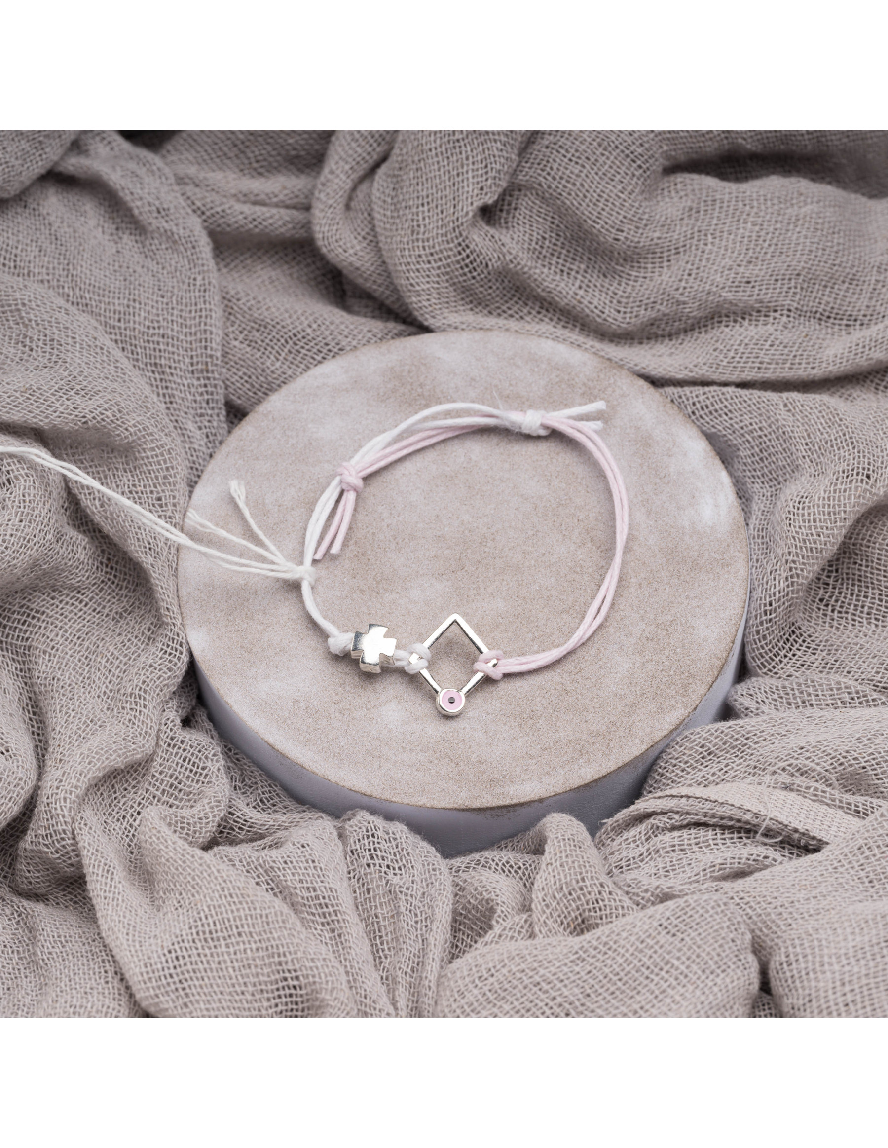 Μαρτυρικά Βάπτισης Βραχιόλι - Ροζ | ΜΚ 242020