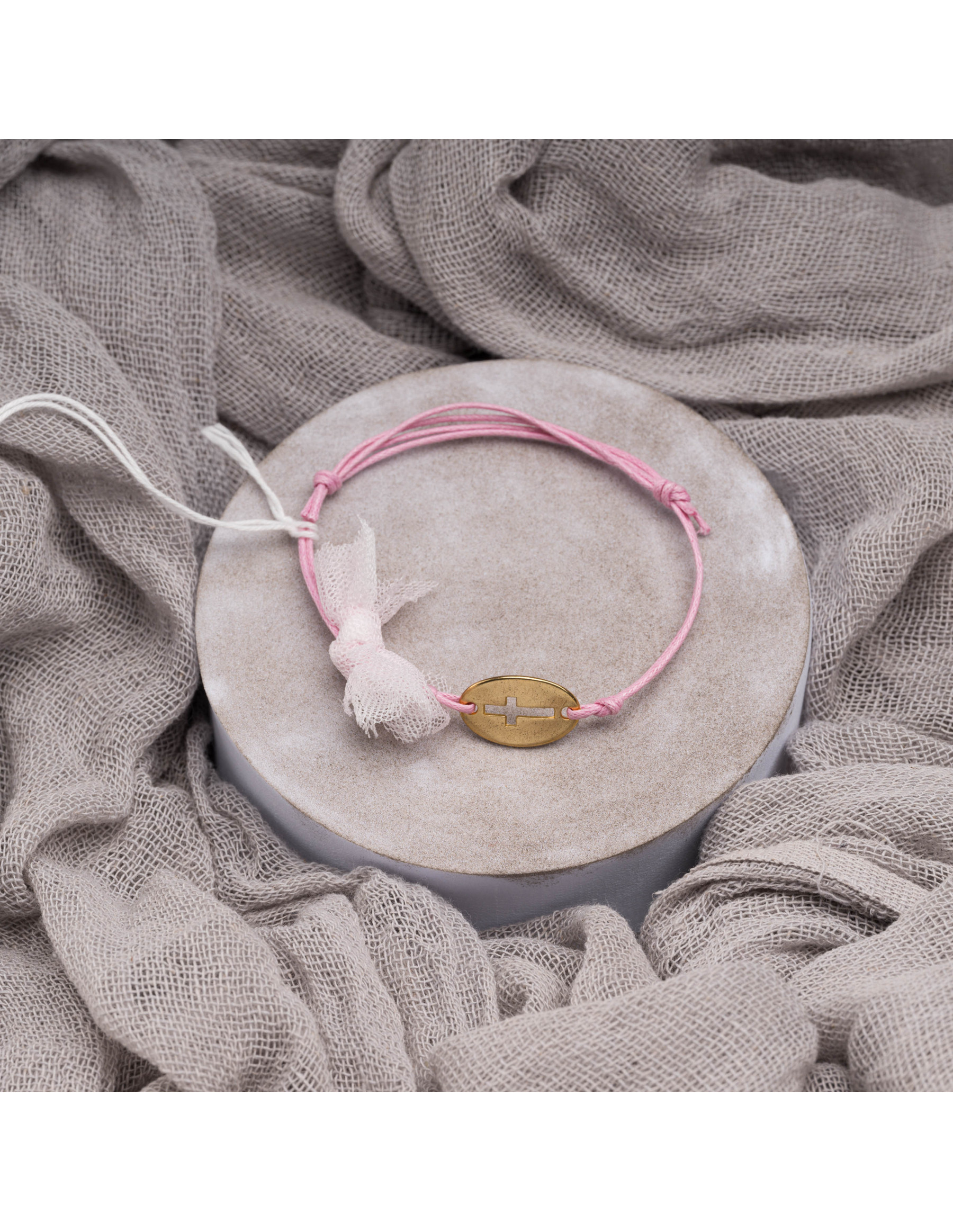 Μαρτυρικά Βάπτισης Κορίτσι Βραχιόλι - Ροζ | ΜΚ 2414310