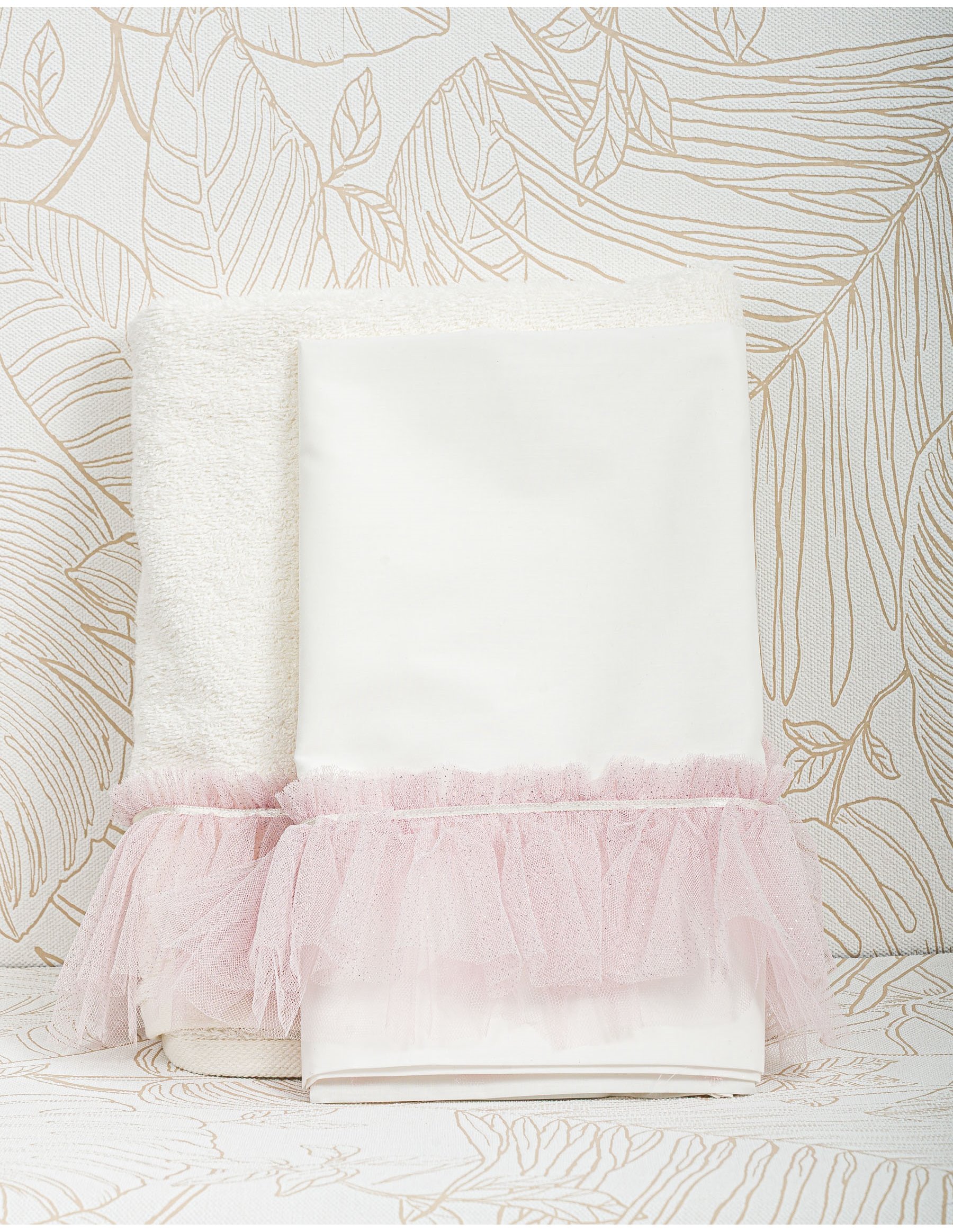 Λαδόπανο Βάπτισης Κορίτσι - Λευκό | LK02