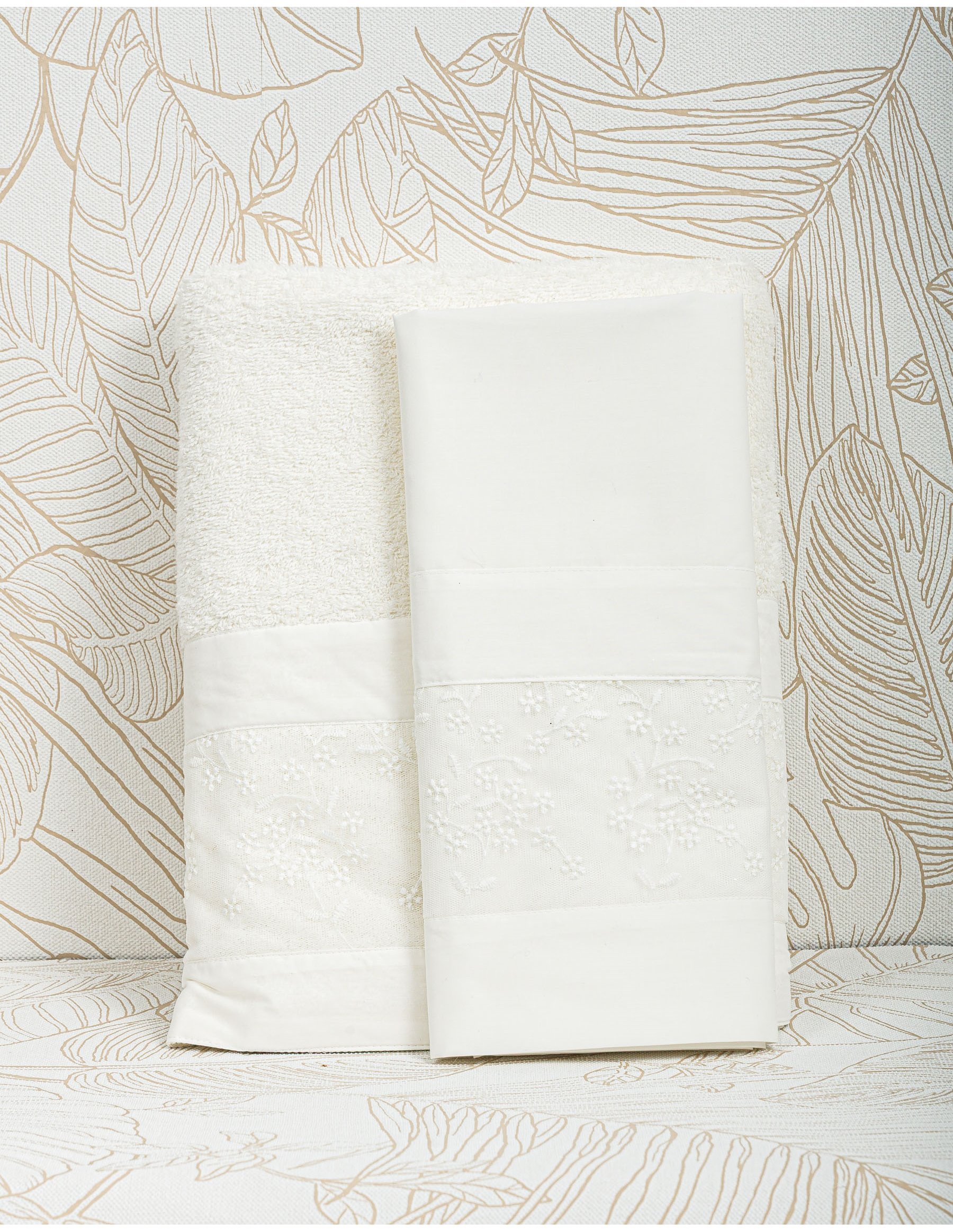 Λαδόπανο Βάπτισης Κορίτσι Κέντημα - Λευκό | LK05