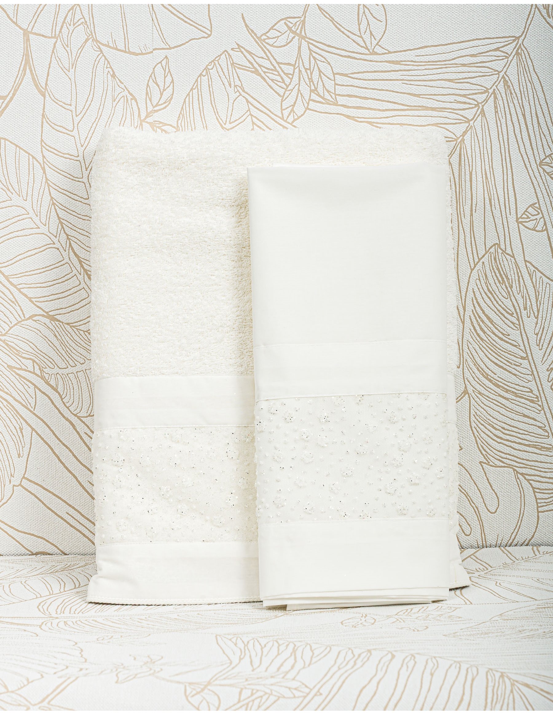 Λαδόπανο Βάπτισης Κορίτσι - Λευκό | LK06