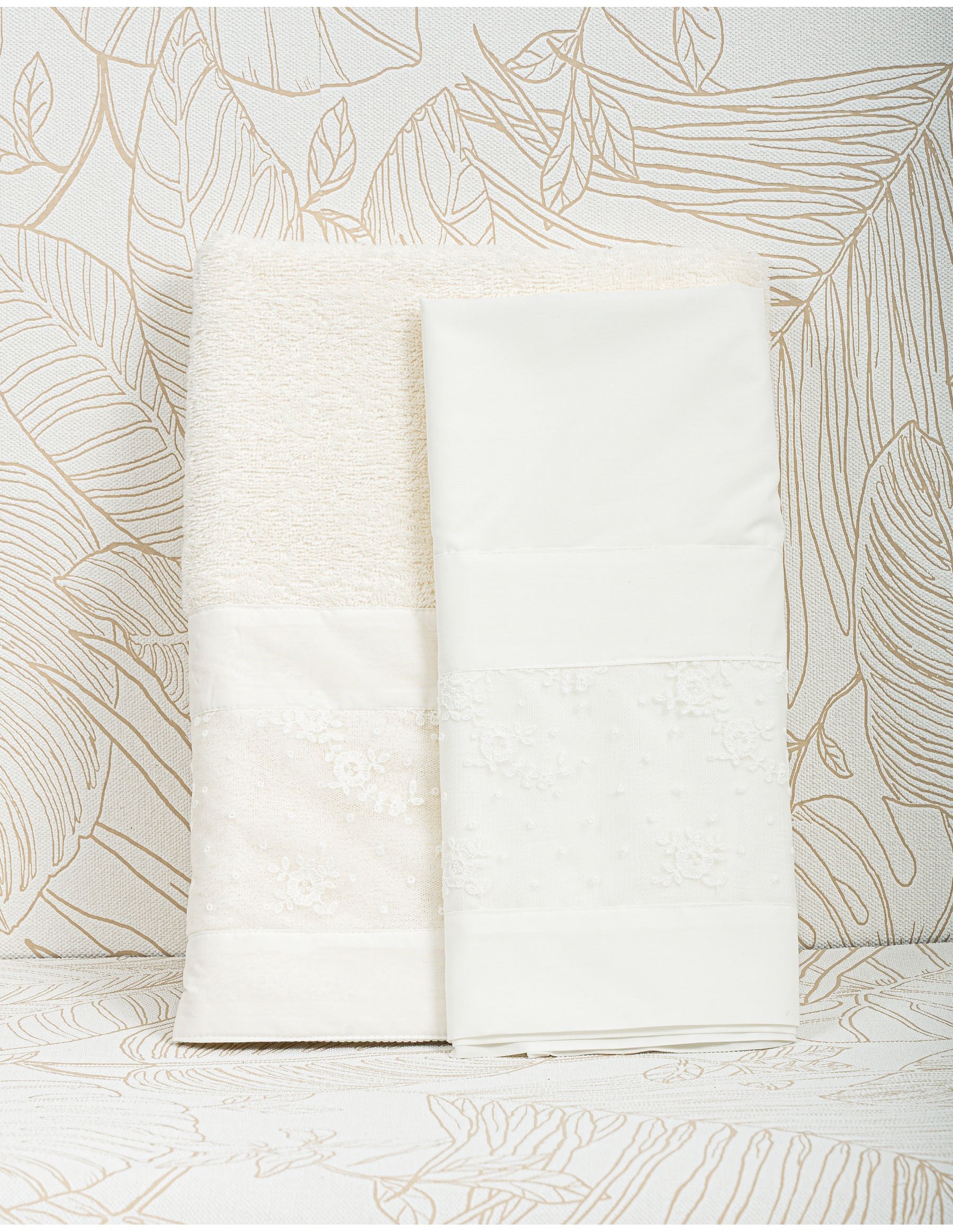 Λαδόπανο Βάπτισης Κορίτσι Δαντέλα - Λευκό | LK17