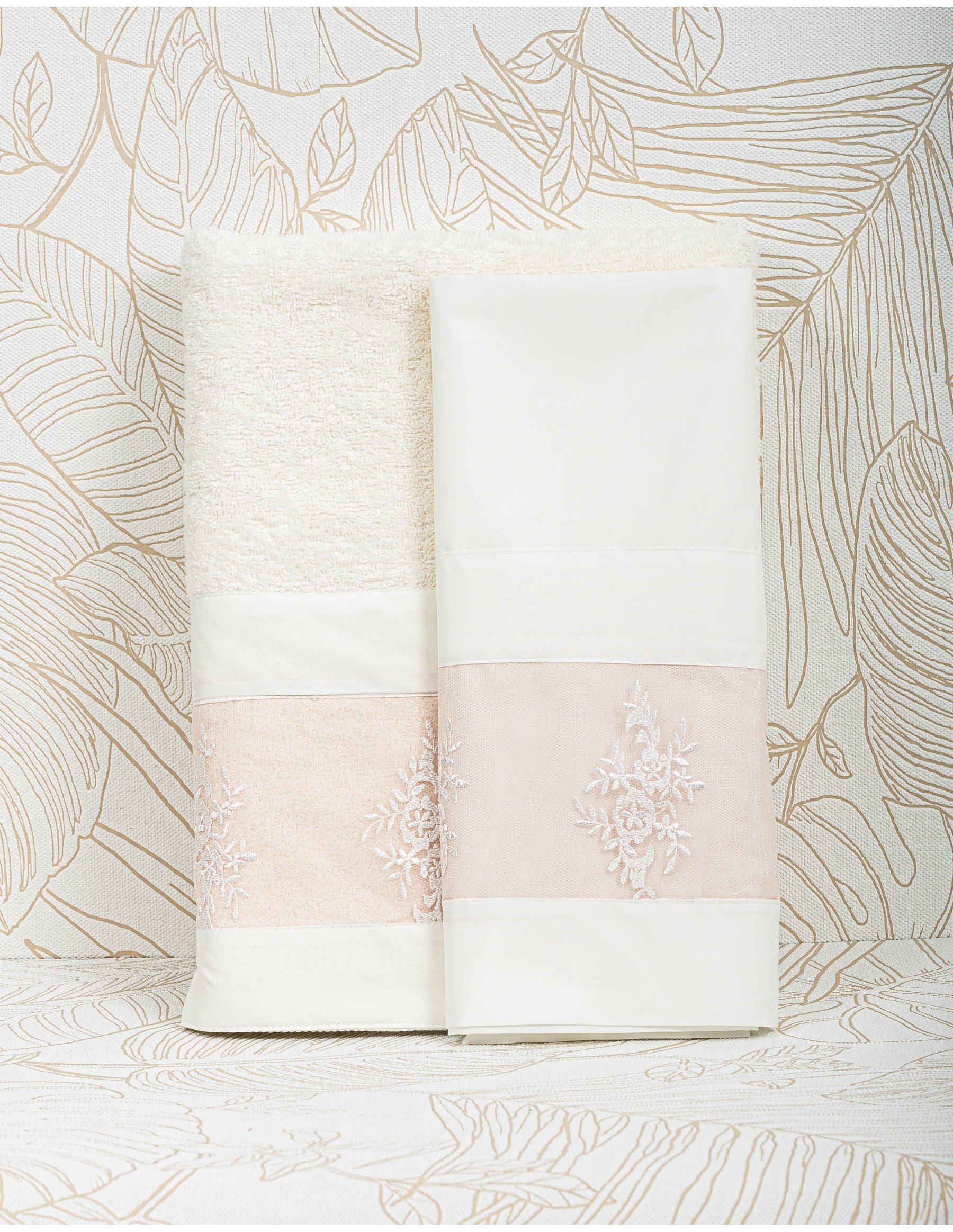 Λαδόπανο Βάπτισης Κορίτσι Κέντημα - Λευκό | LK27