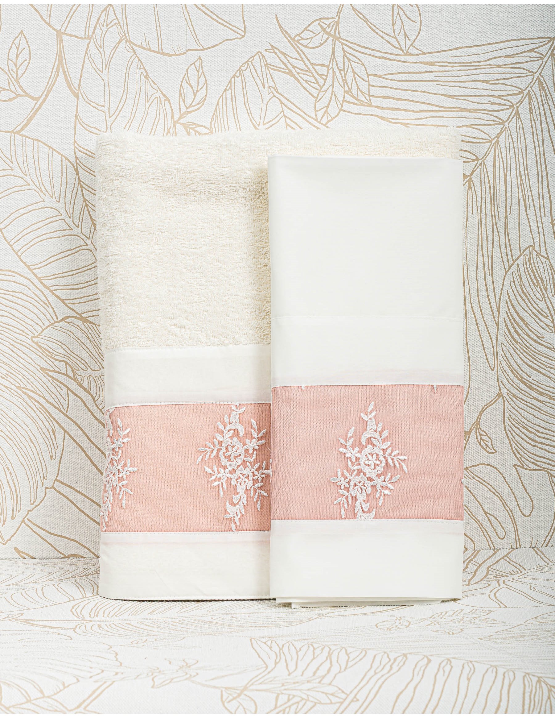 Λαδόπανο Βάπτισης Κορίτσι Κέντημα - Λευκό | LK28