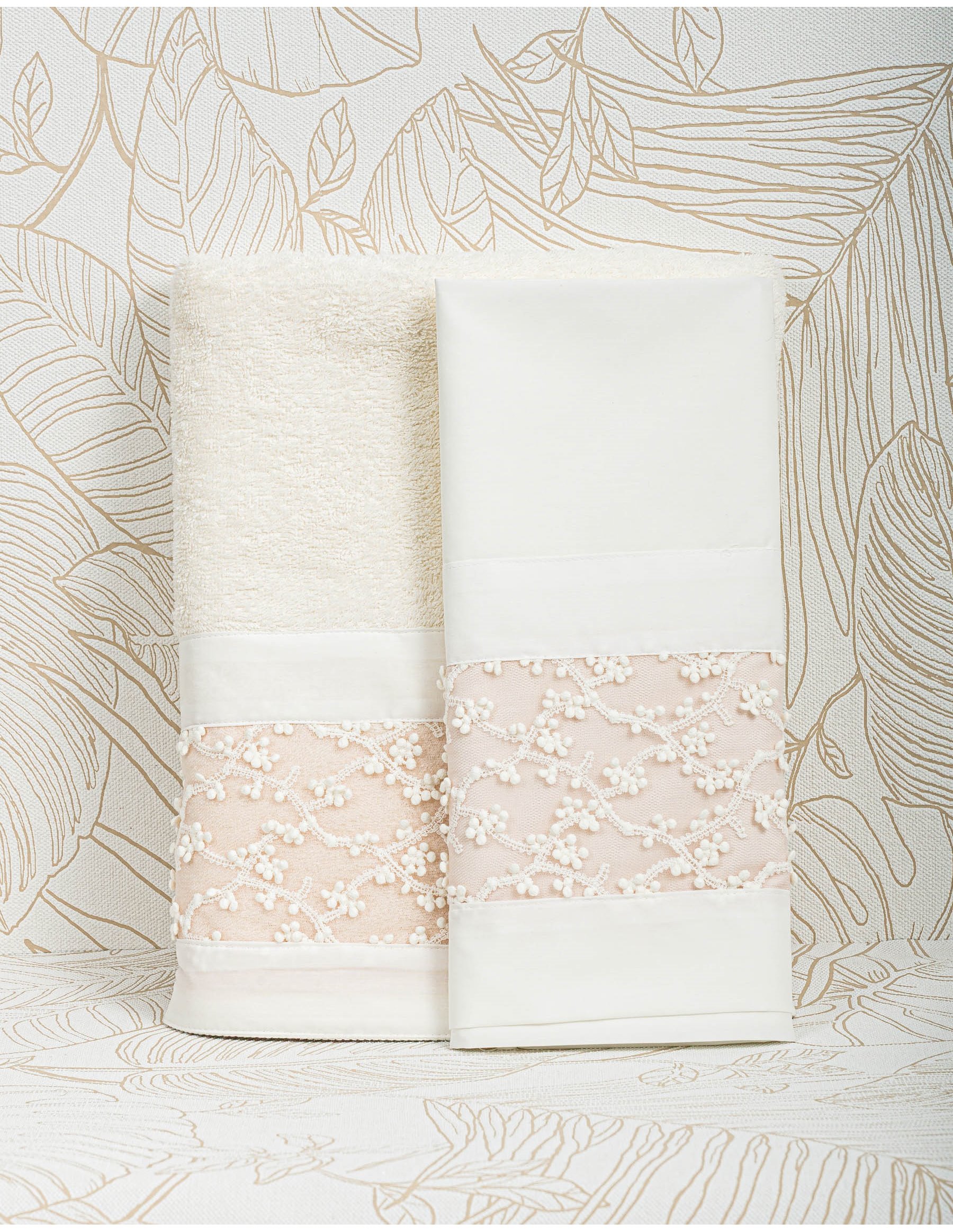 Λαδόπανο Βάπτισης Κορίτσι Δαντέλα - Λευκό | LK45