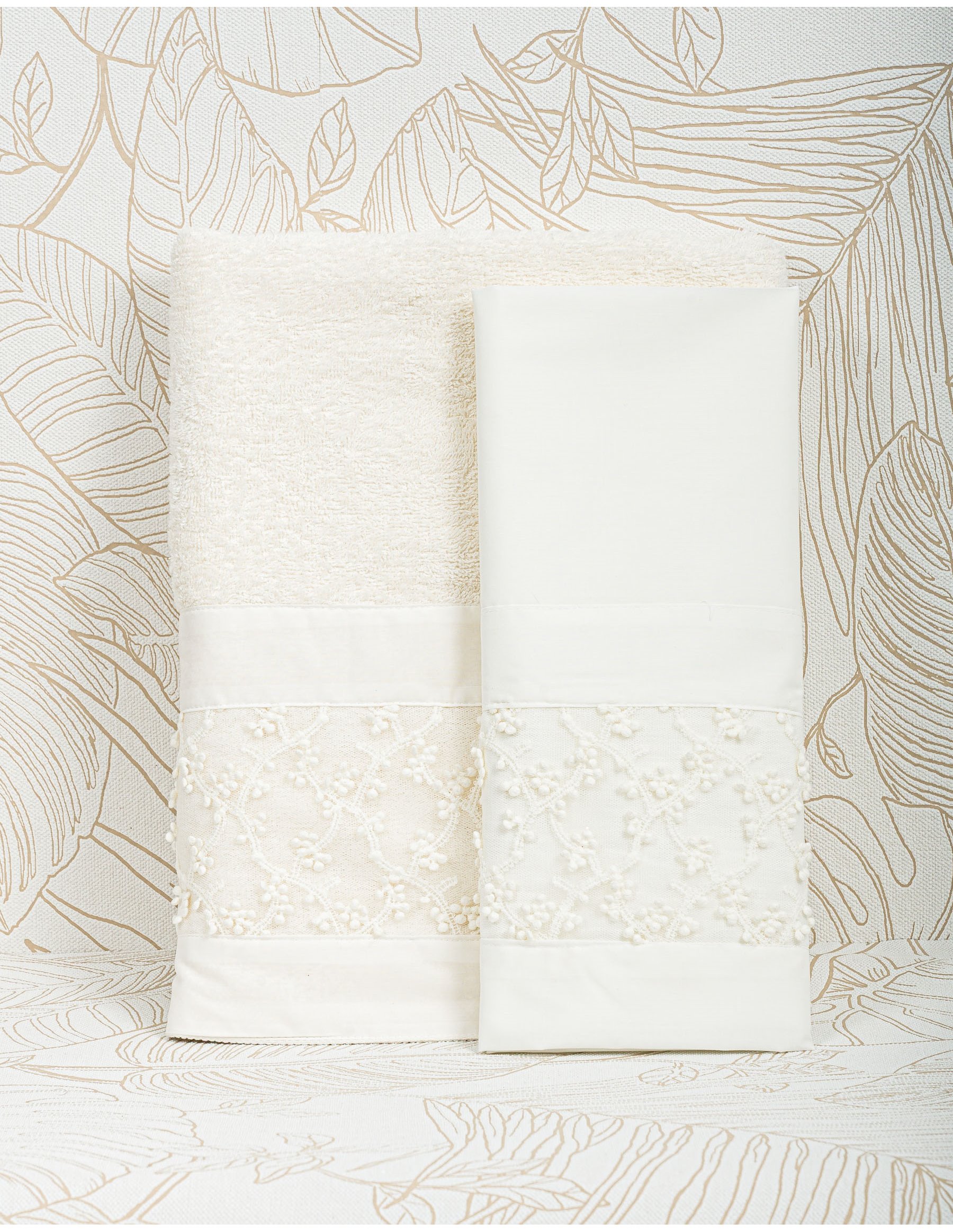 Λαδόπανο Βάπτισης Κορίτσι Κέντημα - Λευκό | LK47