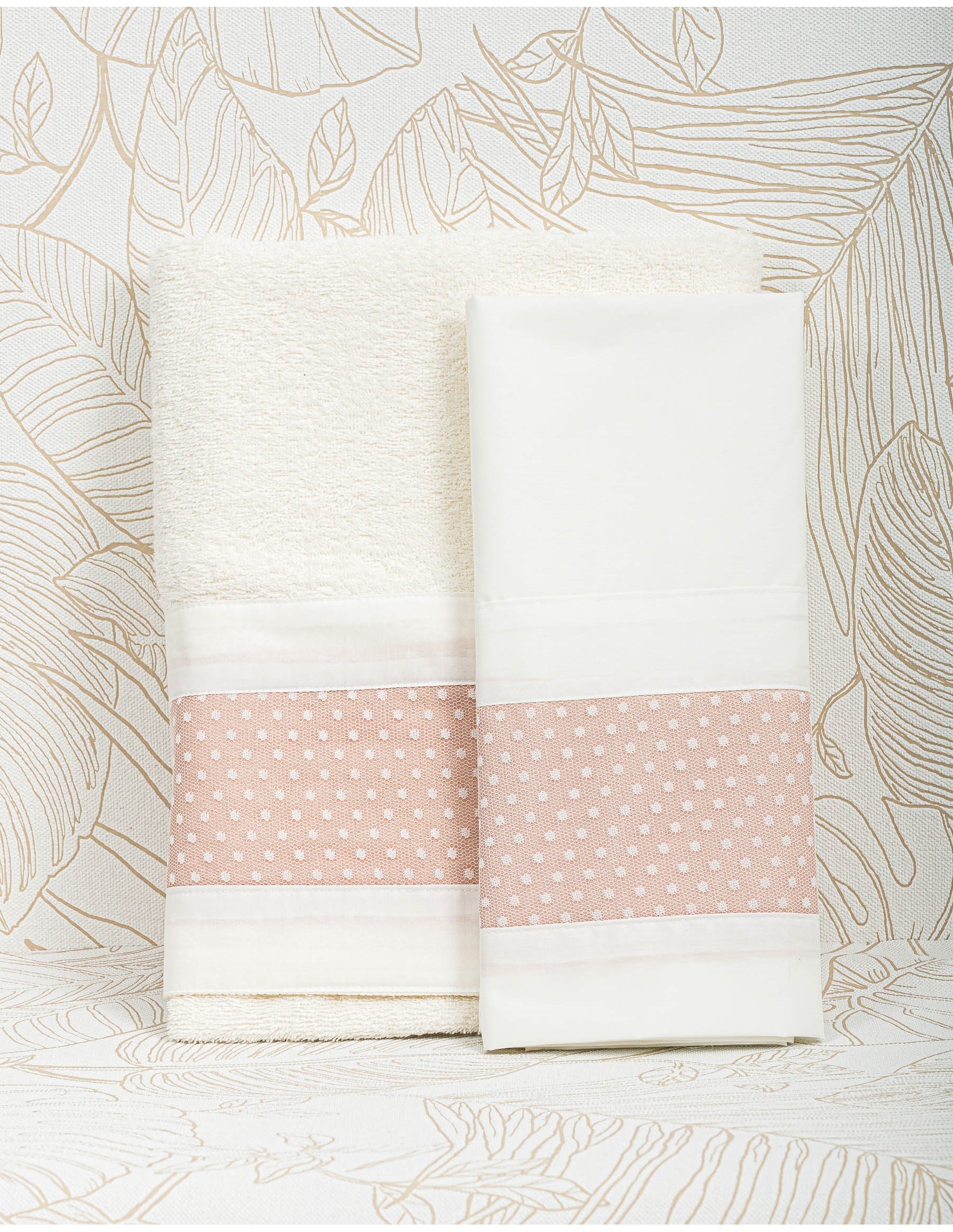 Λαδόπανο Βάπτισης Κορίτσι Κέντημα - Λευκό | LK48