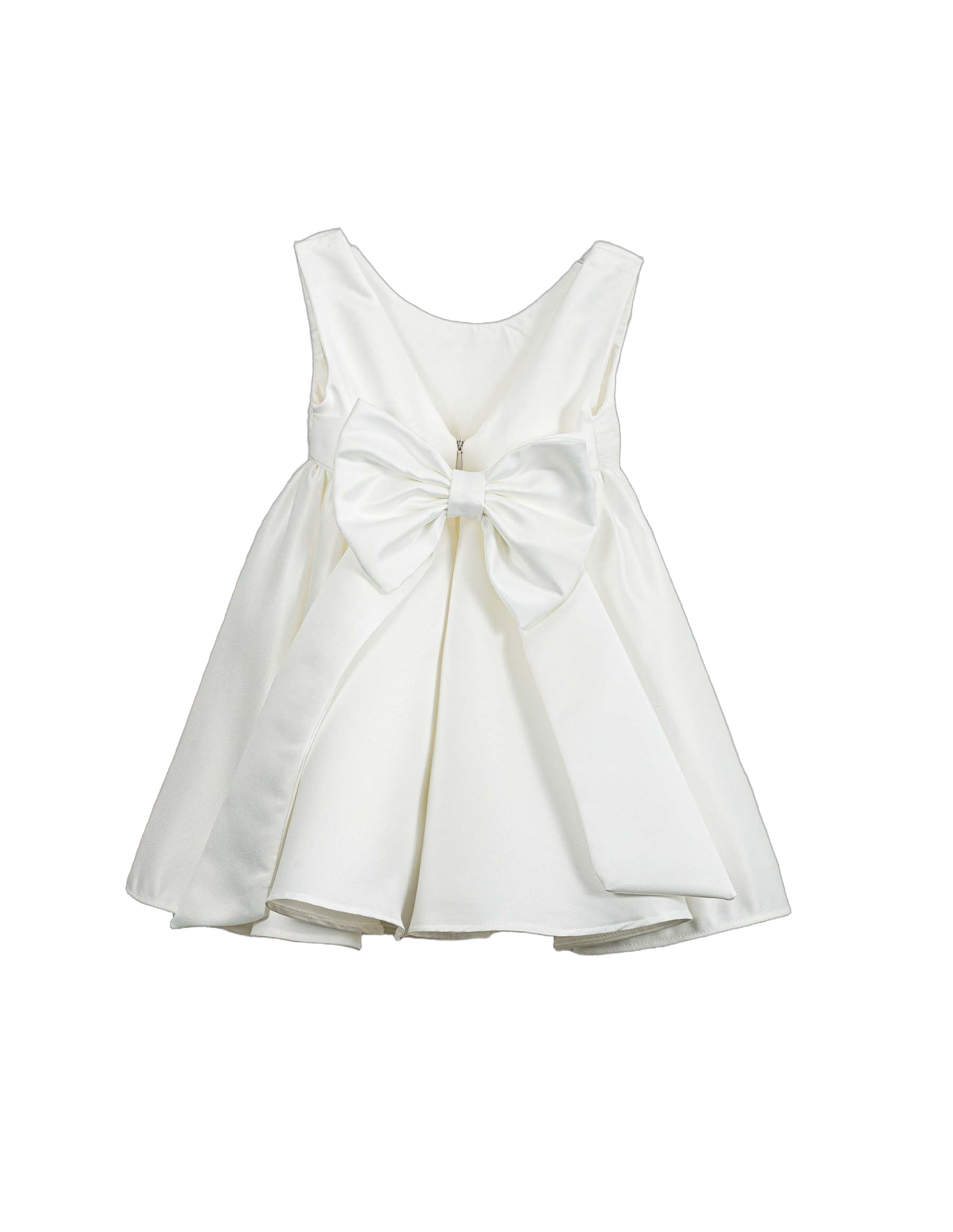 Βαπτιστικό Φόρεμα Σατέν - Λευκό - 2