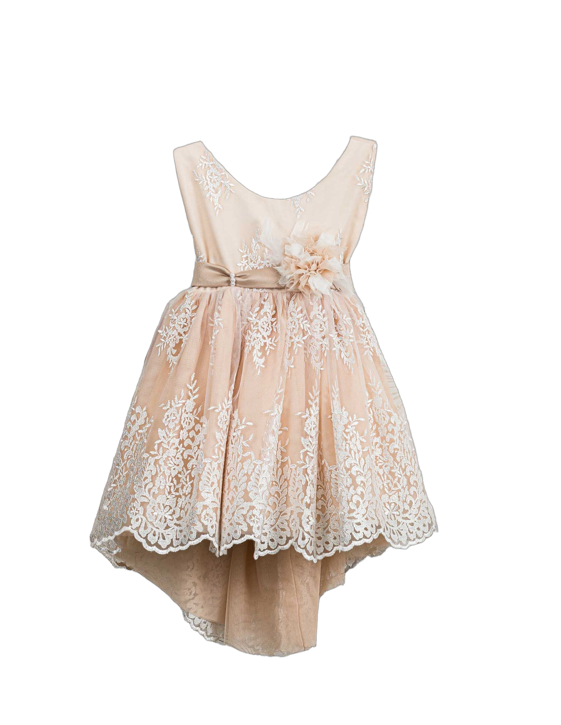 Βαπτιστικό Φόρεμα High-Low Ασύμμετρο - Λευκό | 2612465