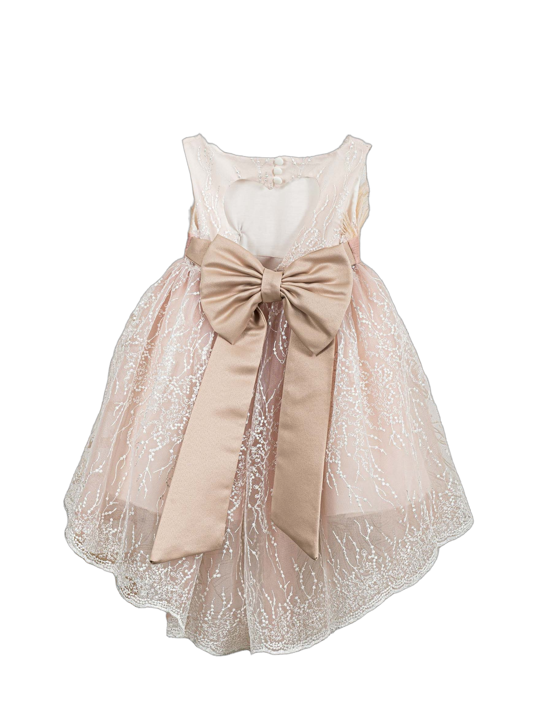 Βαπτιστικό Φόρεμα Πούπουλα Glitter - Ροζ | 2613070 - 2