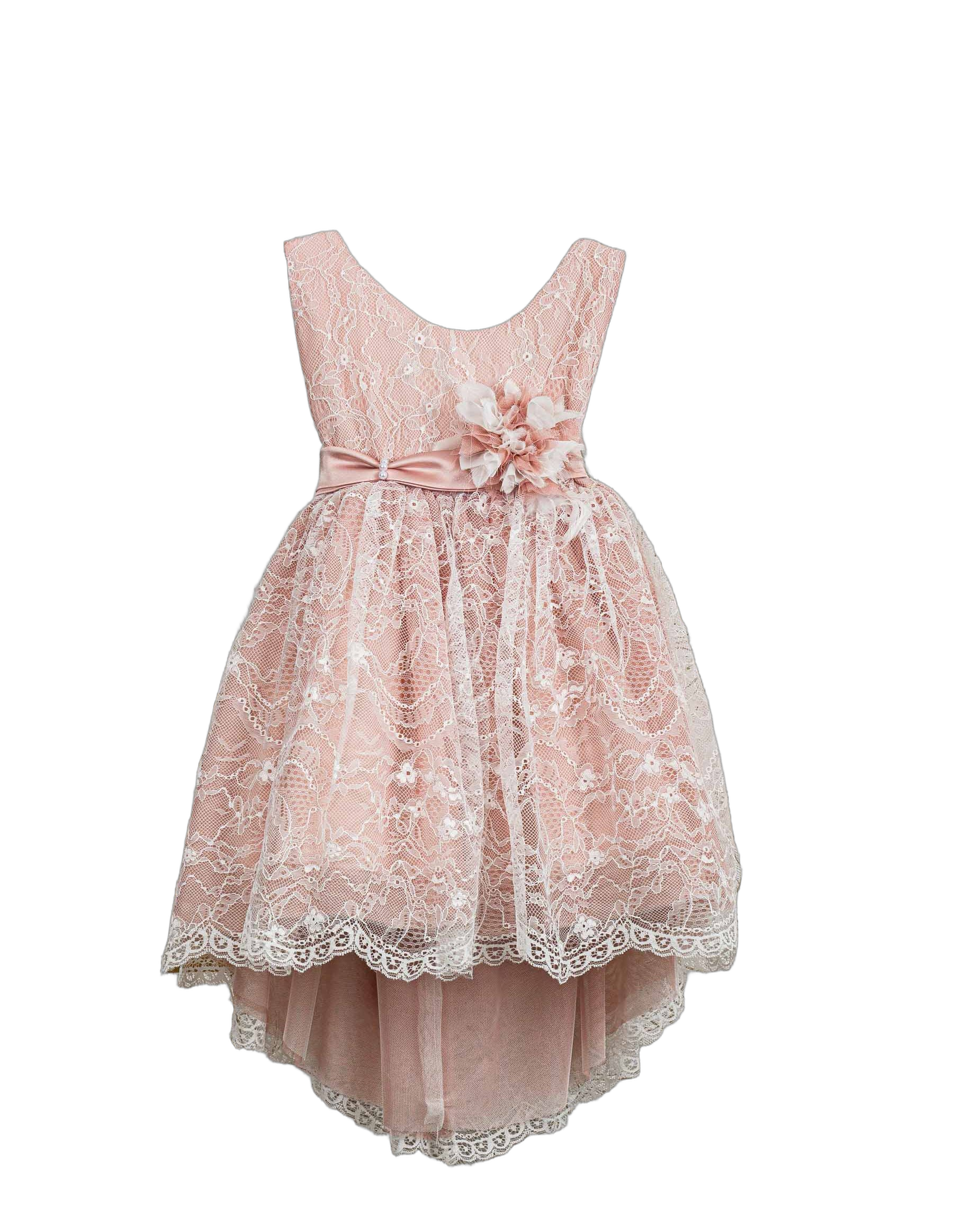 Βαπτιστικό Φόρεμα High-Low Ασύμμετρο - Λευκό | 2613260