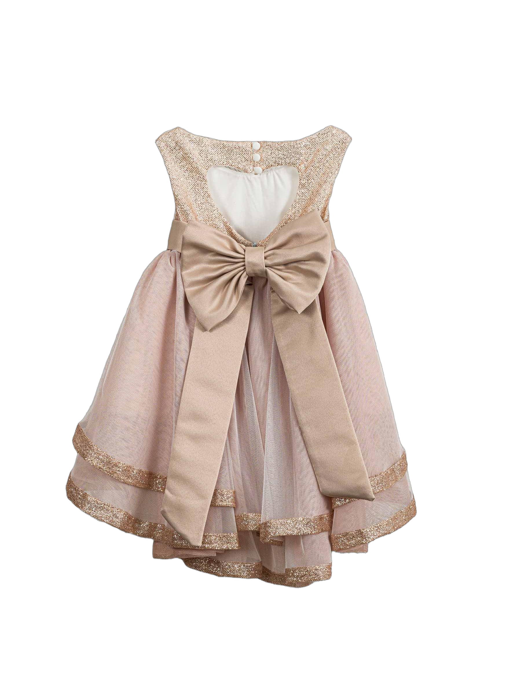 Βαπτιστικό Φόρεμα Glitter Τούλι - 2